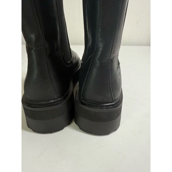 EVEN & ODD WOMENS ANKLE BOOTS BLACK LEATHER SIZE 39EU/ 8,5 US See Description - Picture 7 of 16